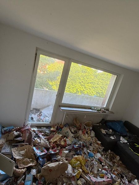 Wohnzimmer vor der Räumung